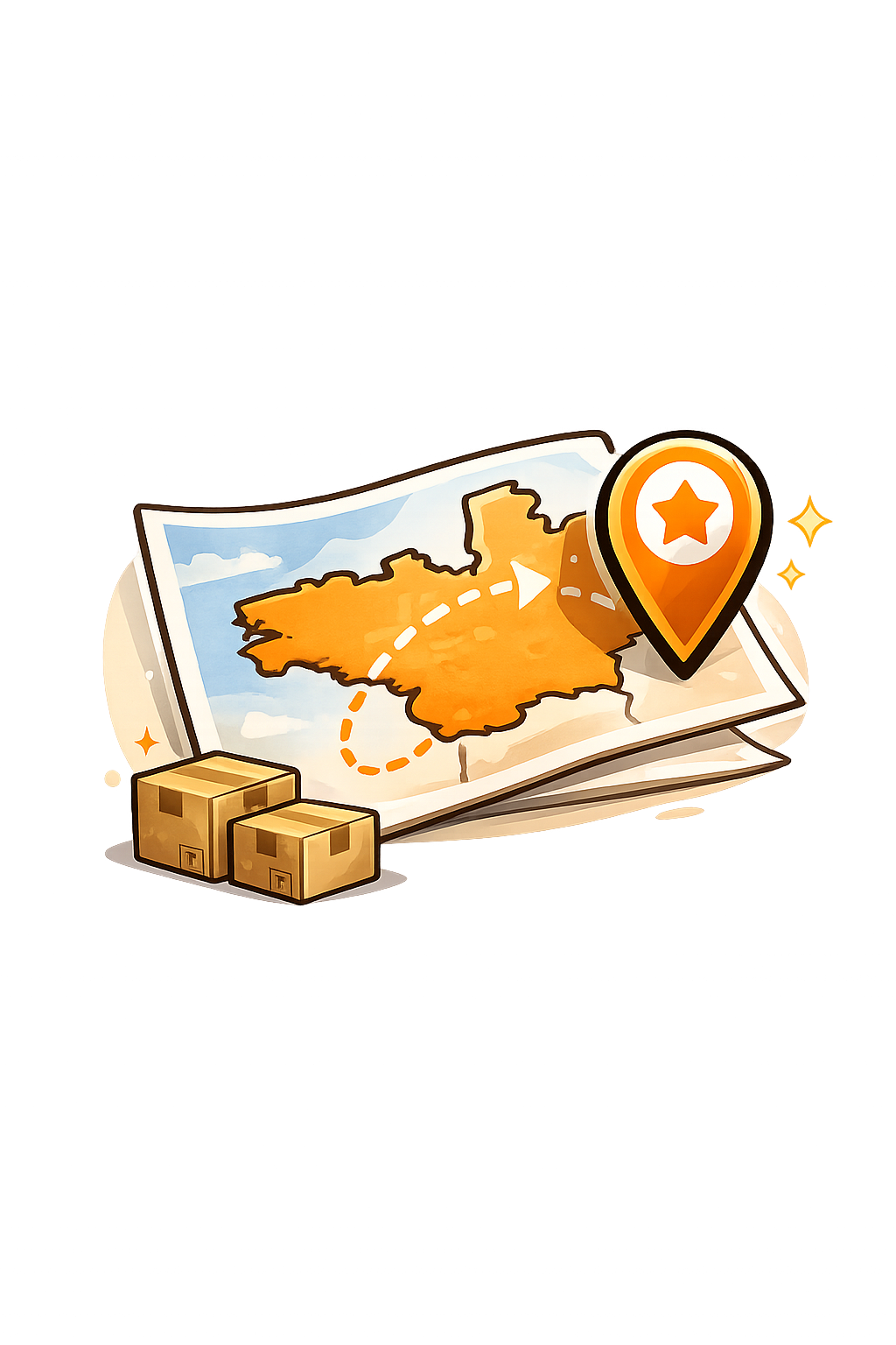 Déménagement local - carte